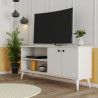 Chic Home Elmeri TV-taso 138x29,5xK60 cm, valkoinen