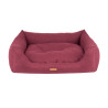 Amiplay Montana koiranpeti sohva L 78x64x19cm viininpunainen